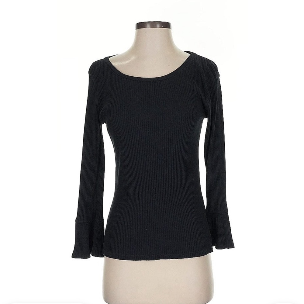 J. Crew Black Ribbed Women's Top